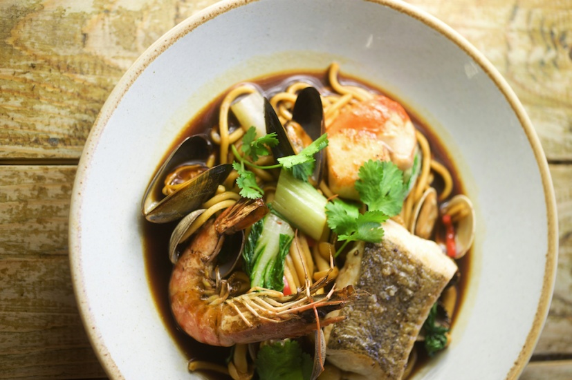 The Old Boat House, Thai spiced fish and shellfish broth