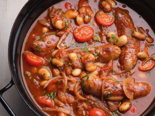 Sausage, Tomato and Butterbean Stew