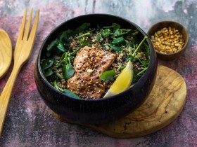 Thai Salmon and Quinoa Salad