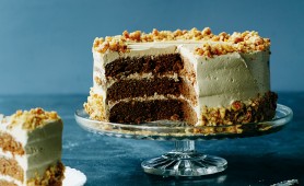 Coffee, Walnut and Cardamom Cake