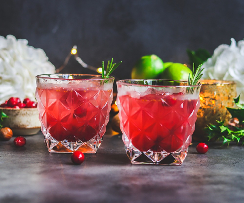 Cranberry Caipirinha
