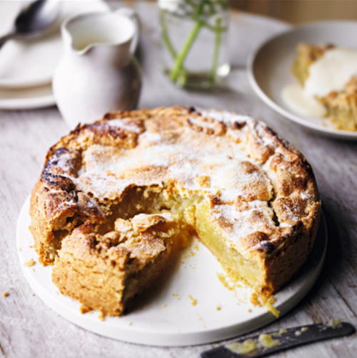 Apple Pie with Almond and Apricot