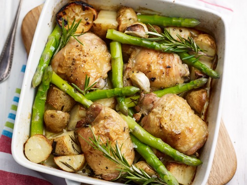 One-Pan Spring Chicken and Asparagus
