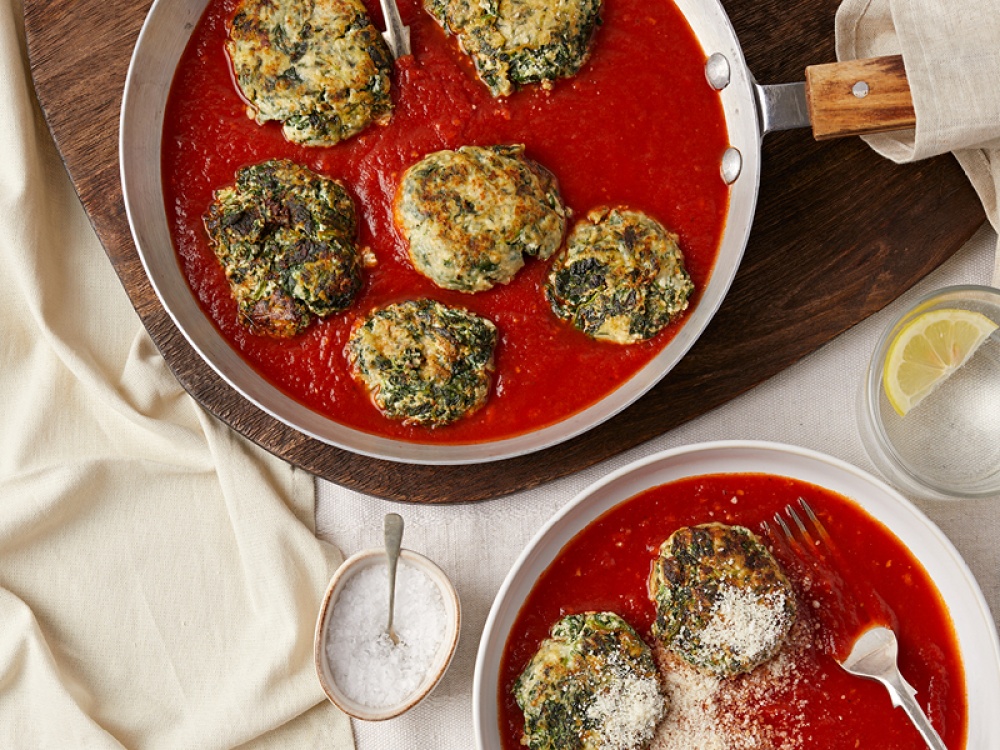 Gnudi with Isle of Wight Tomatoes