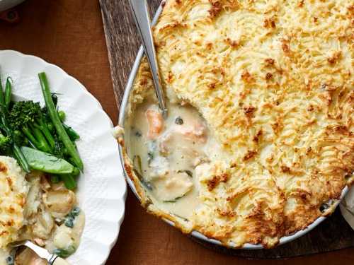 Shallot Fish Pie