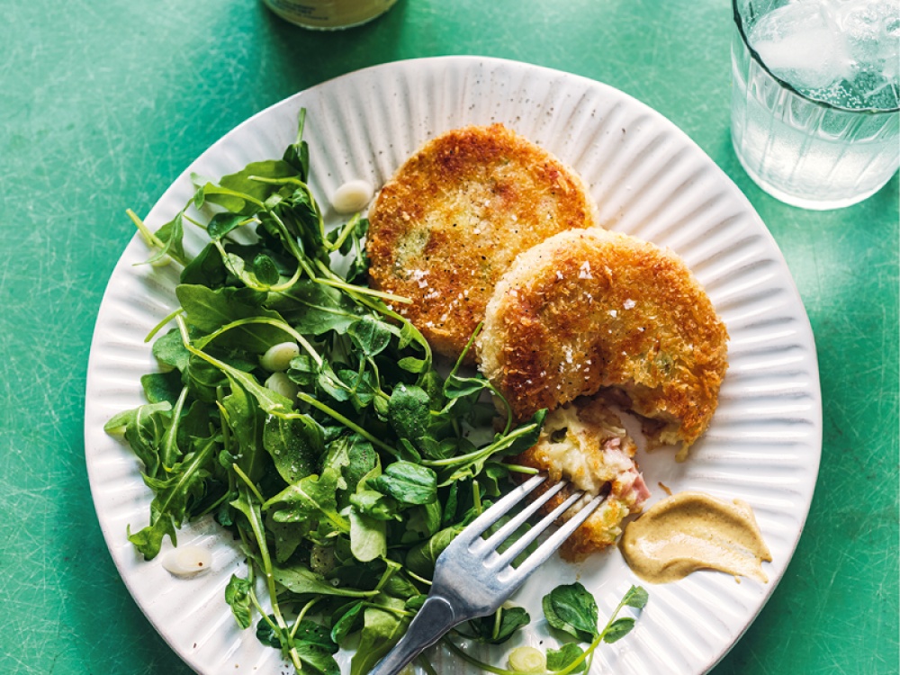 Ham and Cheese Croquette Cakes