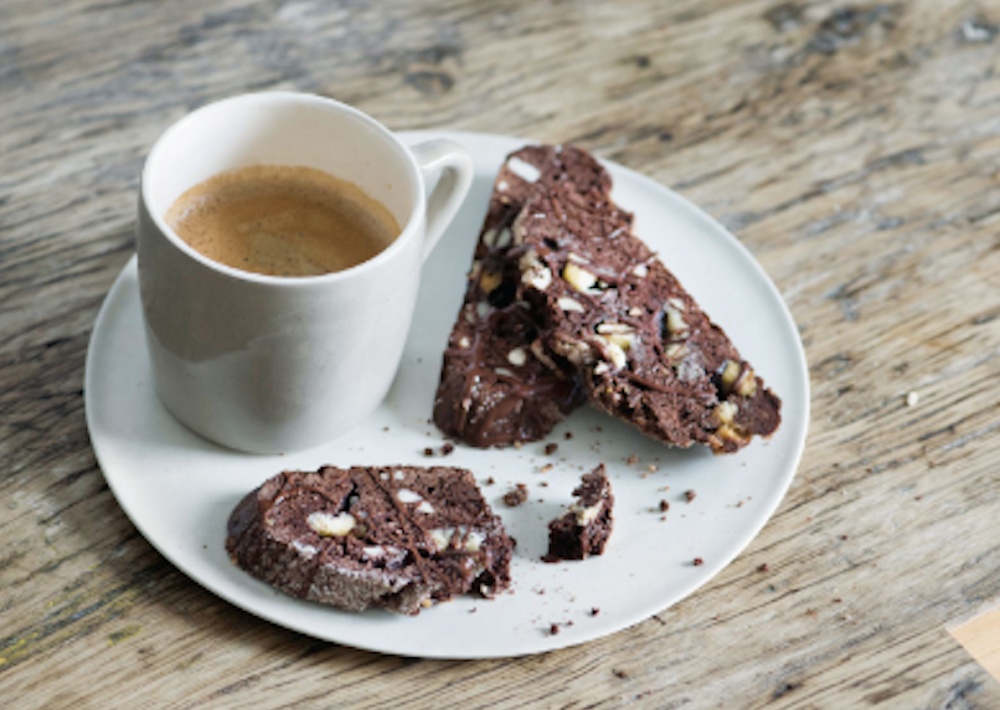 Martha Collison's triple chocolate biscotti/Waitrose