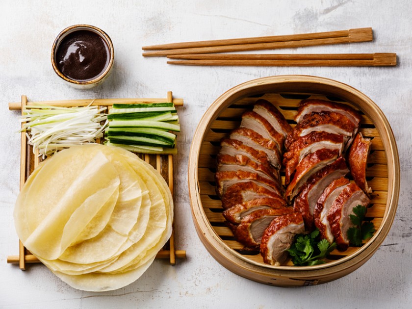 Peking Duck with Mandarin Pancakes & Plum Sauce Recipe