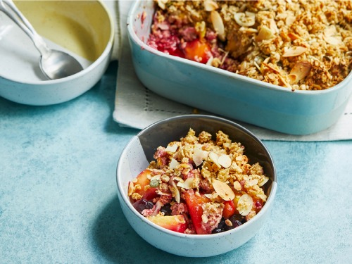 Frozen Fruit Crumble