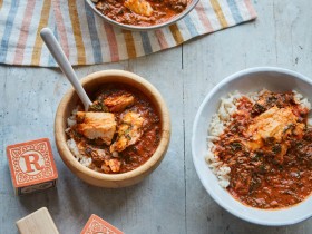 Tomato and Spinach Fish Stew