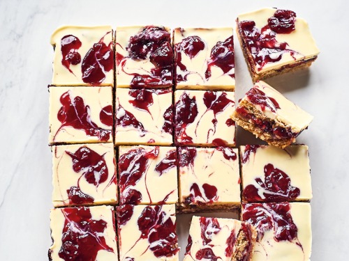 Cherry Bakewell Flapjacks From TikTok and Food Blogger Eloise Head