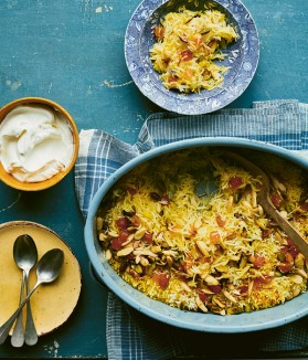 Zarda: Sweet Rice with Saffron and Nuts