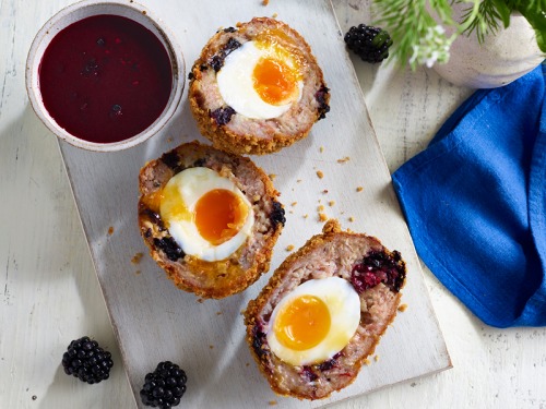 Blackberry Scotch Eggs