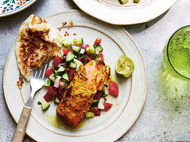 Make this Masala Salmon Over the Grill