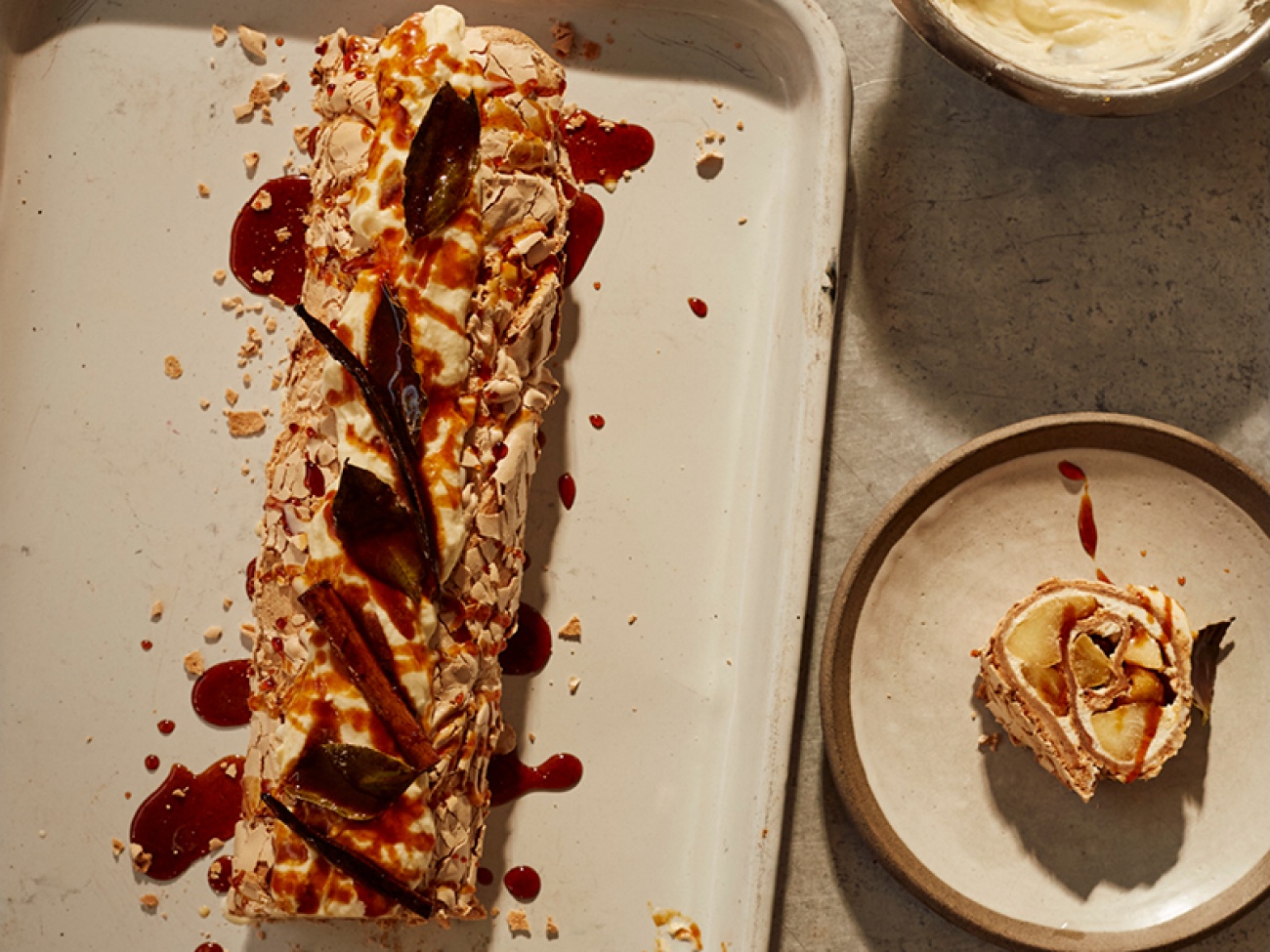 Ottolenghi s Brown Sugar Meringue Roulade Living North