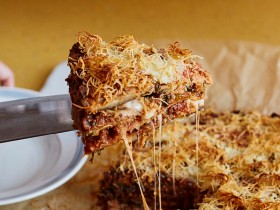 Ottolenghi’s Parmigiana Pie with Tomato Sauce
