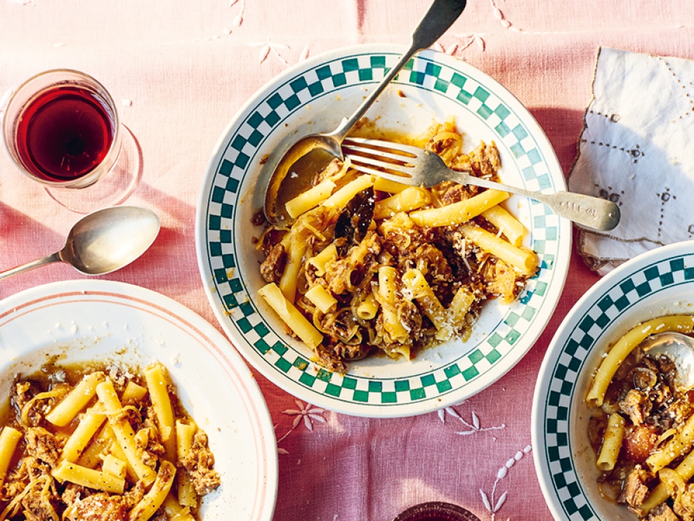 Anna Maria’s Ziti Alla Genovese