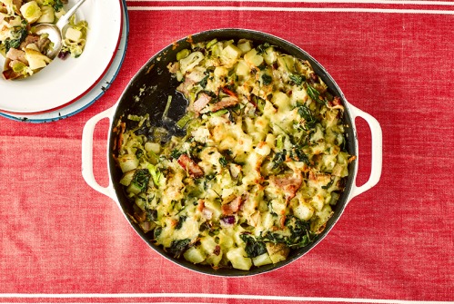Leek and Bacon Tartiflette