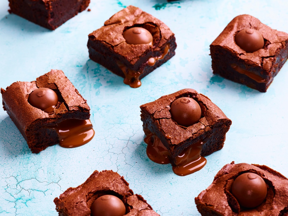 Salted Caramel and Truffles Brownies