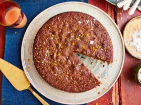 Orange and Cocoa Diwali Cake