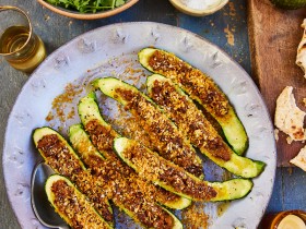 Stuffed Courgettes with Lamb Mince
