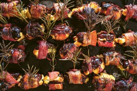 Date, Goat’s Cheese & Bacon Devils