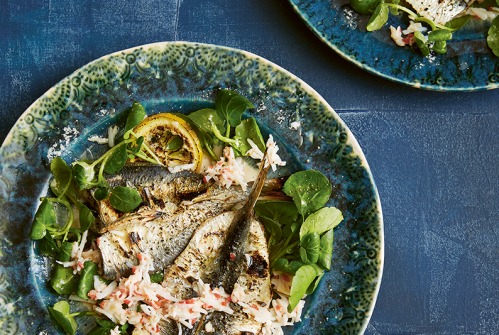 Sardines with Beery Crab Meat