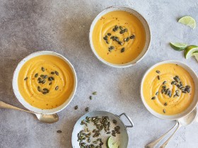 Squash, Lime and Chilli Soup (Vegan)