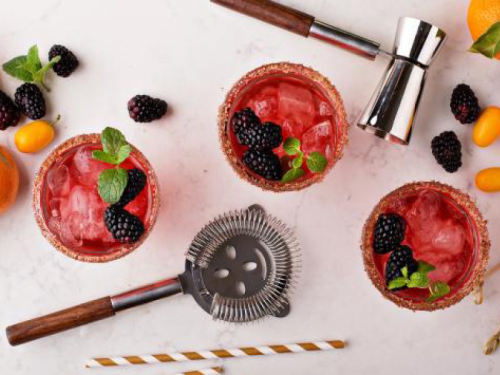 Blackberry and Sage Margarita