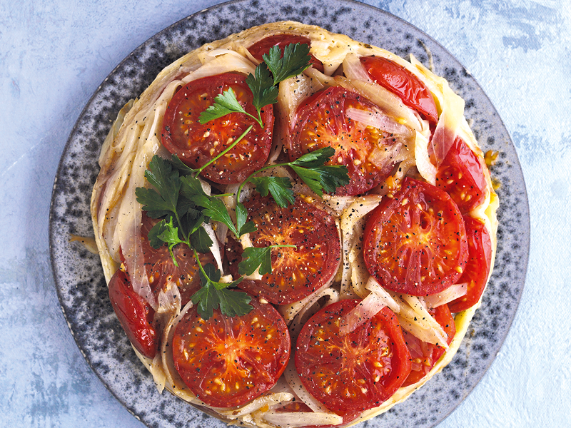 Easy Classic Tarte Tatin Recipe With Puff Pastry and British Tomatoes ...