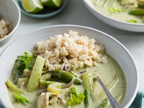 Speedy Green Chicken Curry