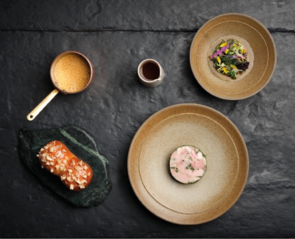 Michelin star food at L'Enclume
