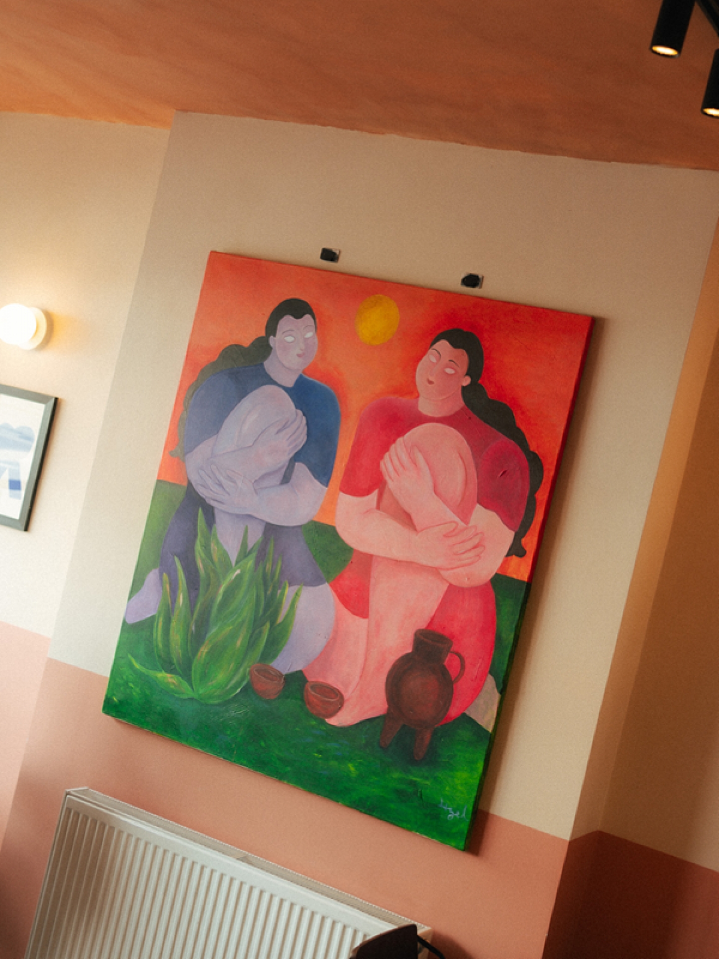 colourful artwork at Cantina Heaton