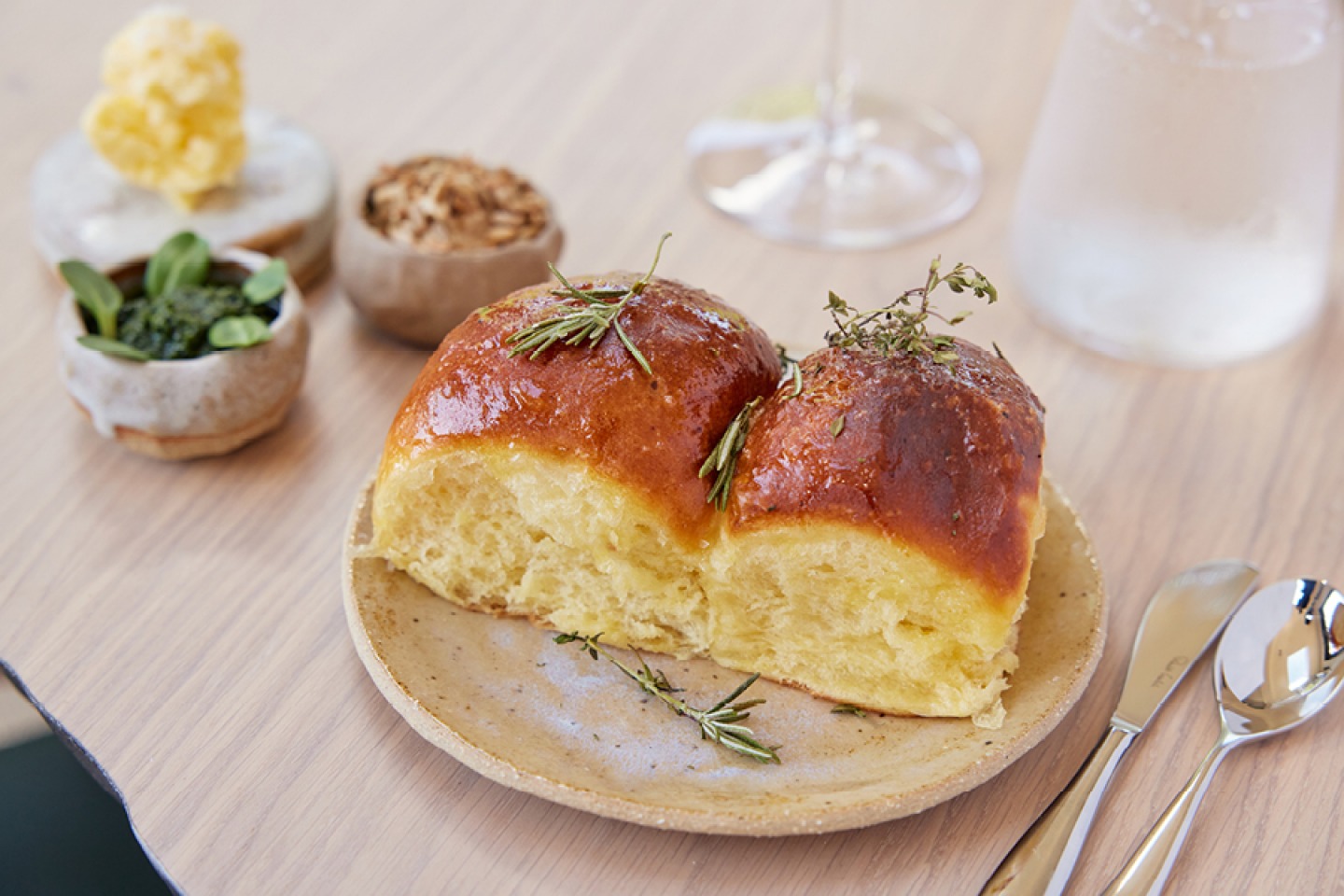 Fish baked bread buns