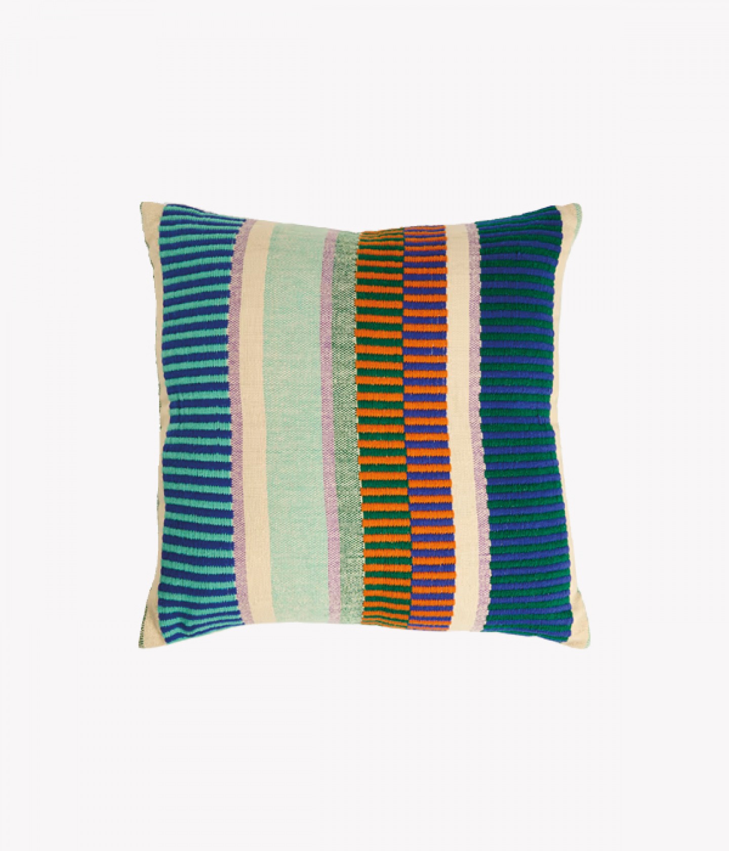 Striped outdoor cushion