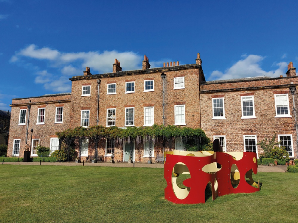 Sculpture Garden in Thirsk Hall's Parkland