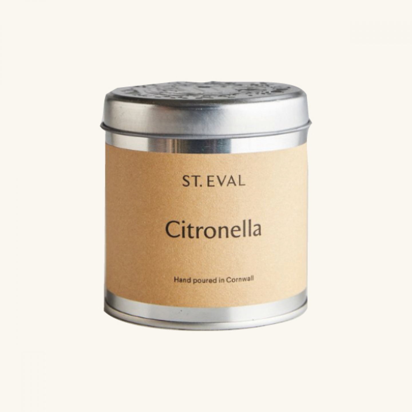 Citronella candle tin