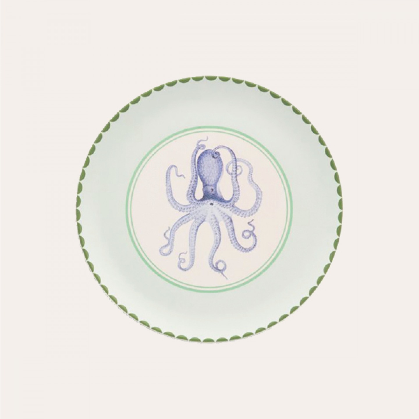 Sealife melamine side plate