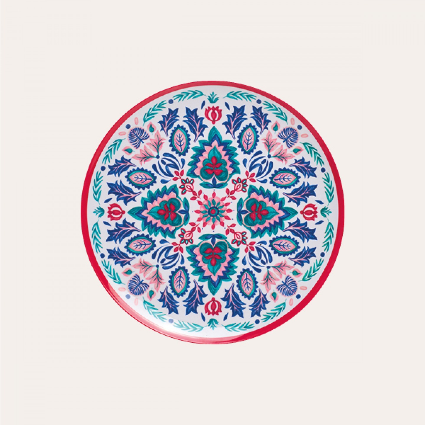 Travellers Bazaar melamine dinner plate