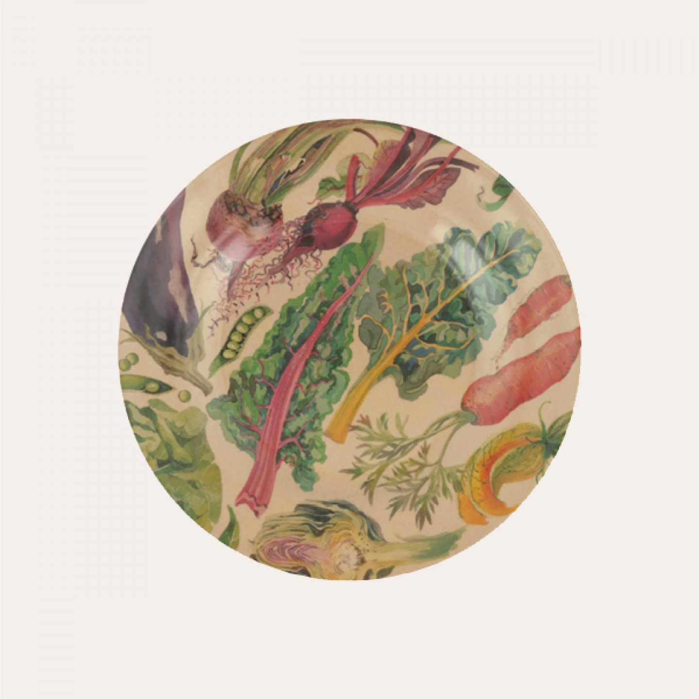 Vegetable garden rice husk plate