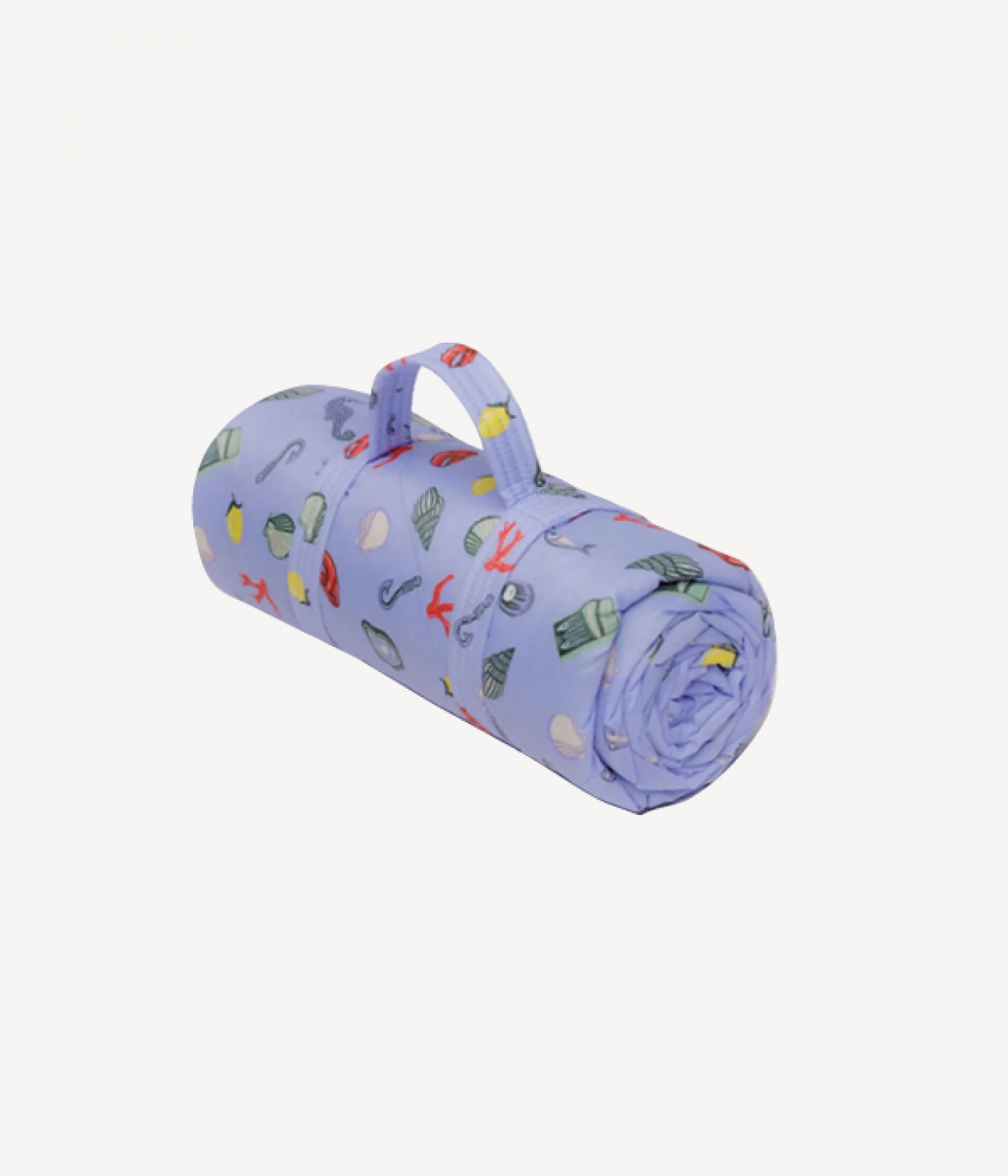 Sea Charms puffy picnic blanket