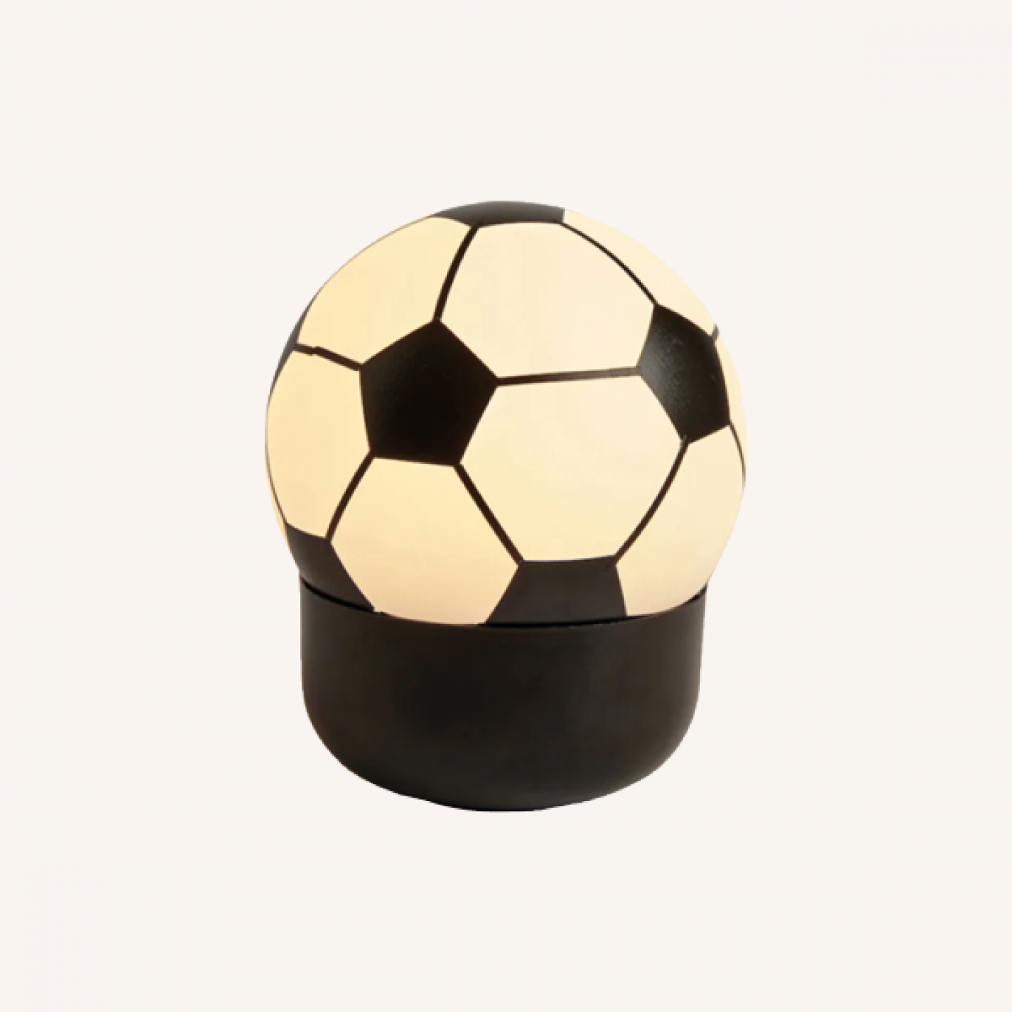 Rechargeable football table lamp
