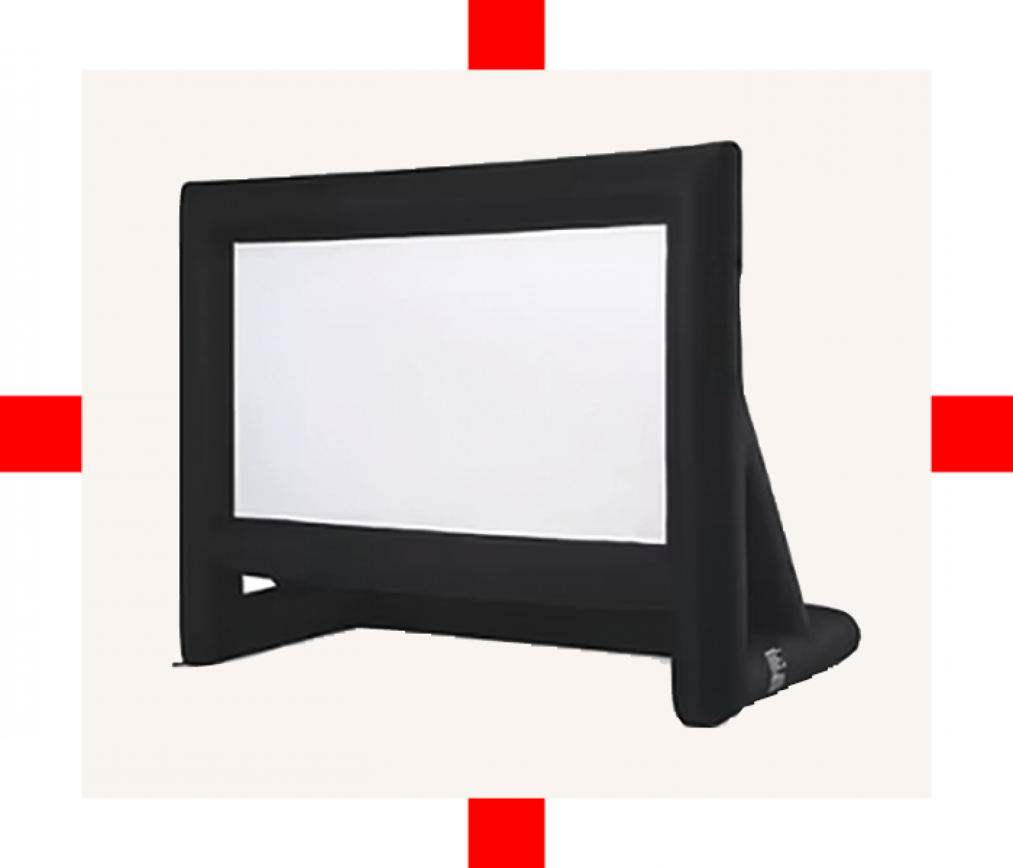 Inflatable movie screen