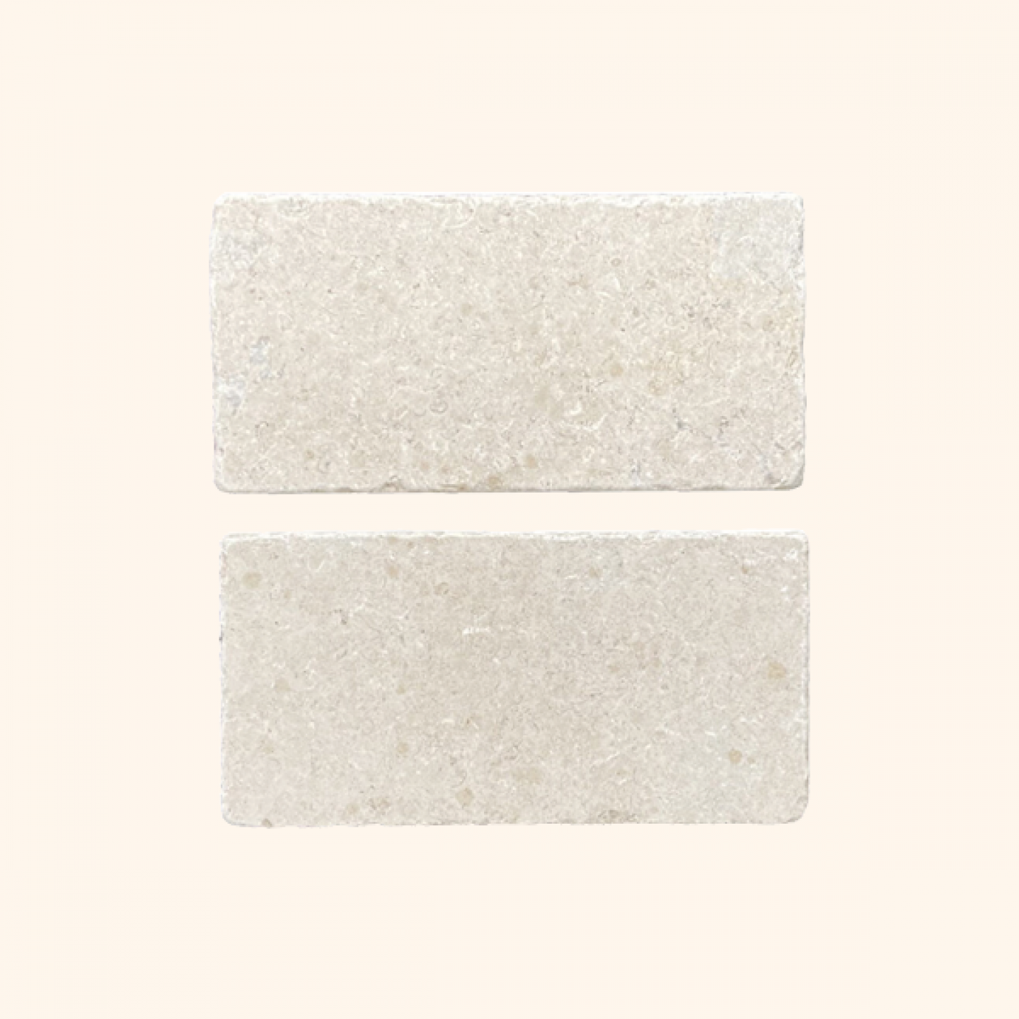 Tumbled outdoor limestone cobble
