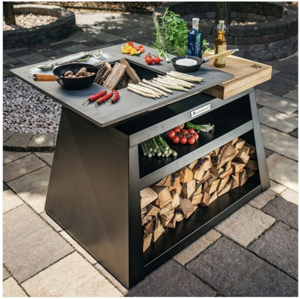 Large Wood Fired Barbecue, £1,999 Quan Quadro at cuckooland.com