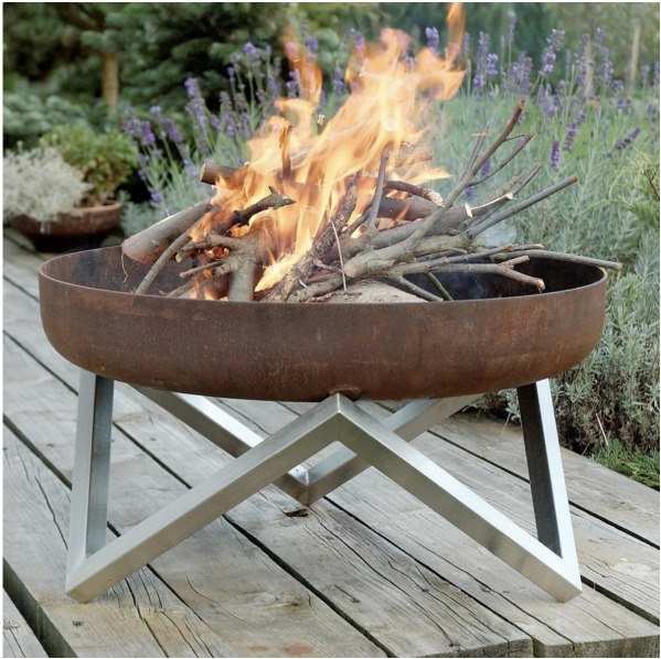 Yanartas steel fire pit, £219 arpestudios.co.uk