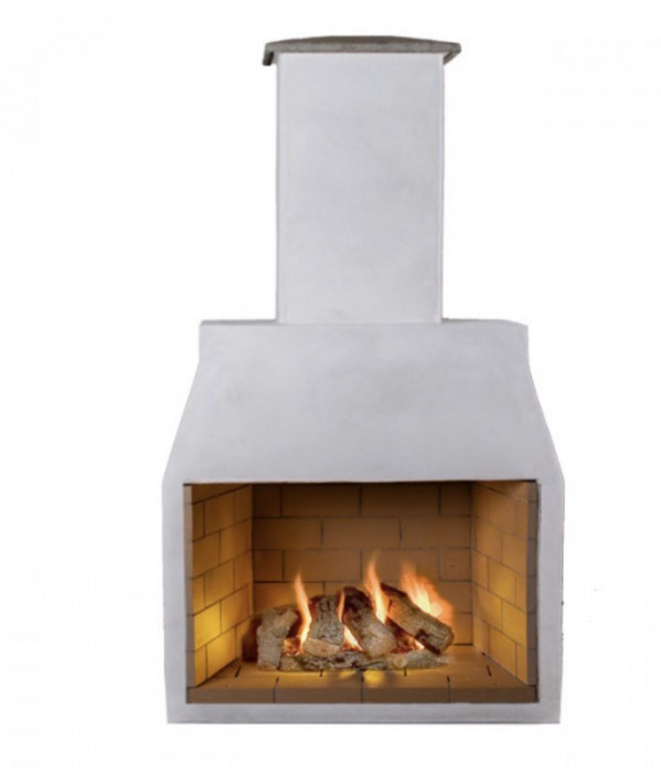 This fabulous outdoor fireplace throws off a spectacular amount of heat to keep you warm all night. Garden Fireplace, £2,129 Schiedel Ioskern 1200 at stovesareus.co.uk