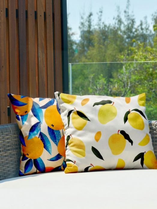 lemon cushion