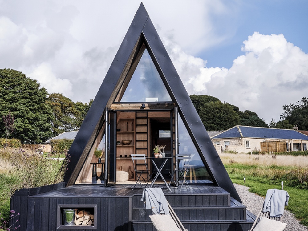 Stylish A-Frame Cabins