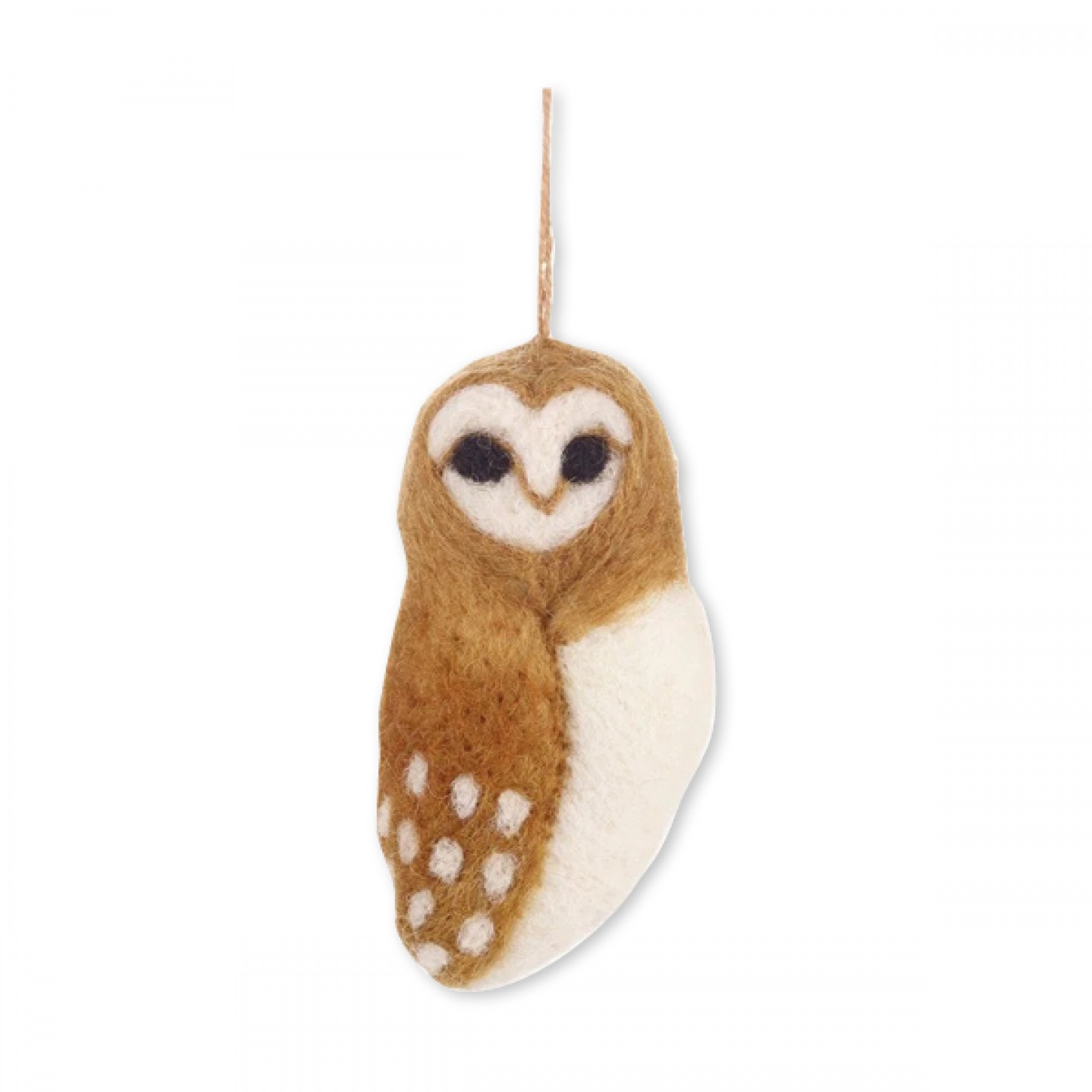 Tyto Alba hanging owl decoration